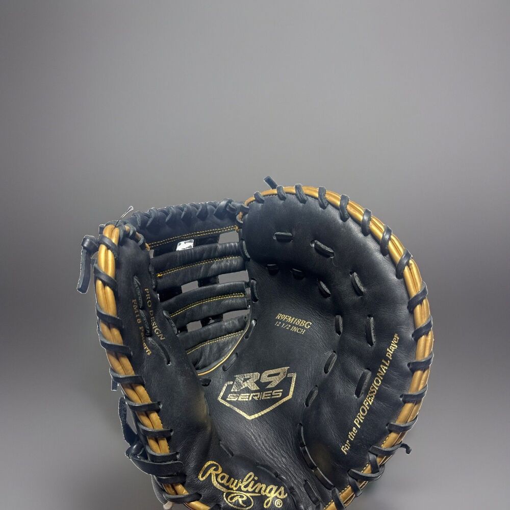 Rawlings R9 Gold Glove 12.5" Baseball First Base Mitt - R9FM18BG RHT - Picture 3 of 4